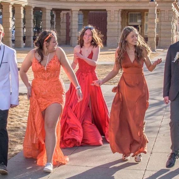 Red Prom Dress - Picture 2 of 4